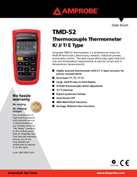 Thumbnail of document Data Sheet - TMD-52 Thermometer K/J/T/E-Type